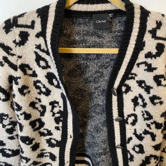 Leopard print cardigan - Picture 3 of 4